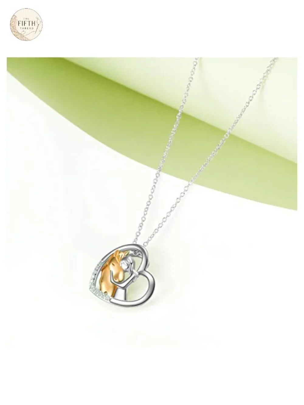 925 Sterling Silver Horse Pendant Necklace for Women